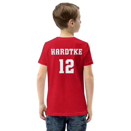 Cade Hardtke Kids Jersey T-Shirt Red