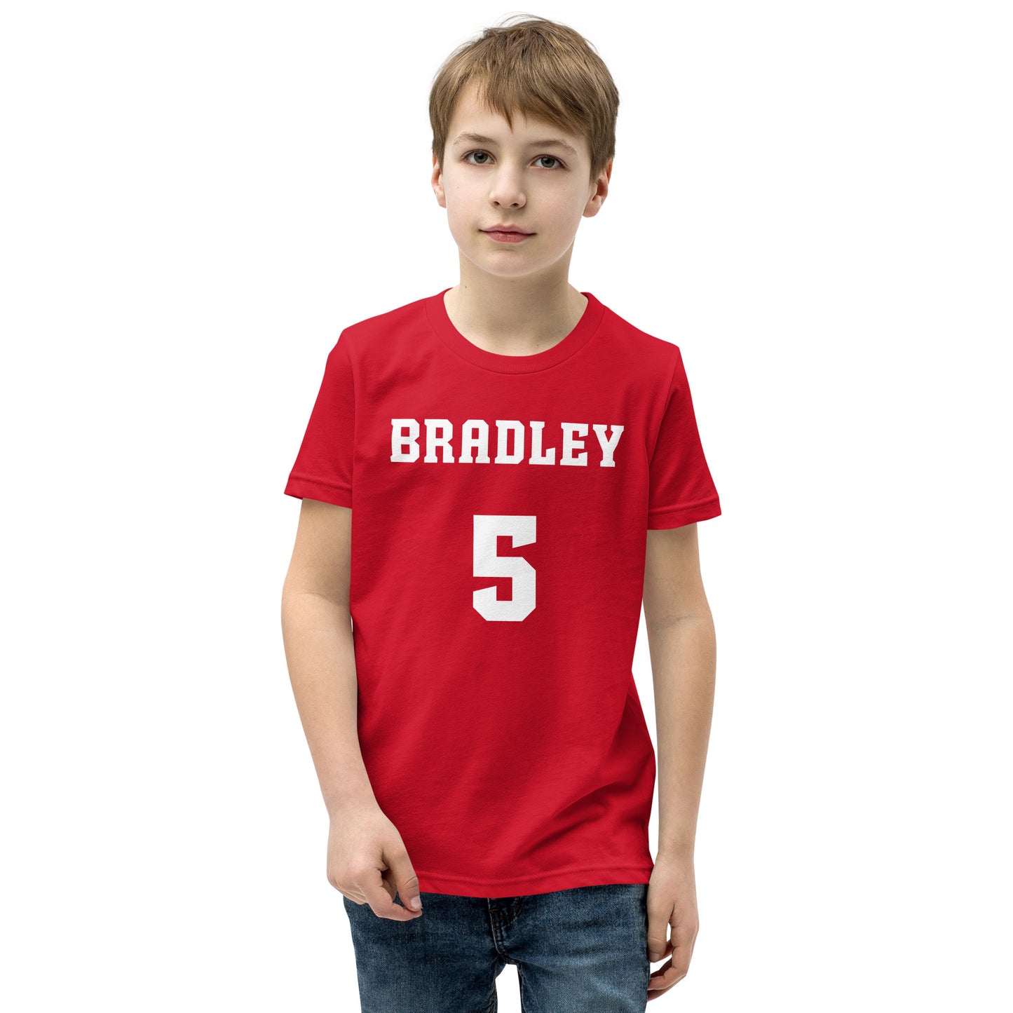 Christian Davis Kids Jersey T-Shirt Red