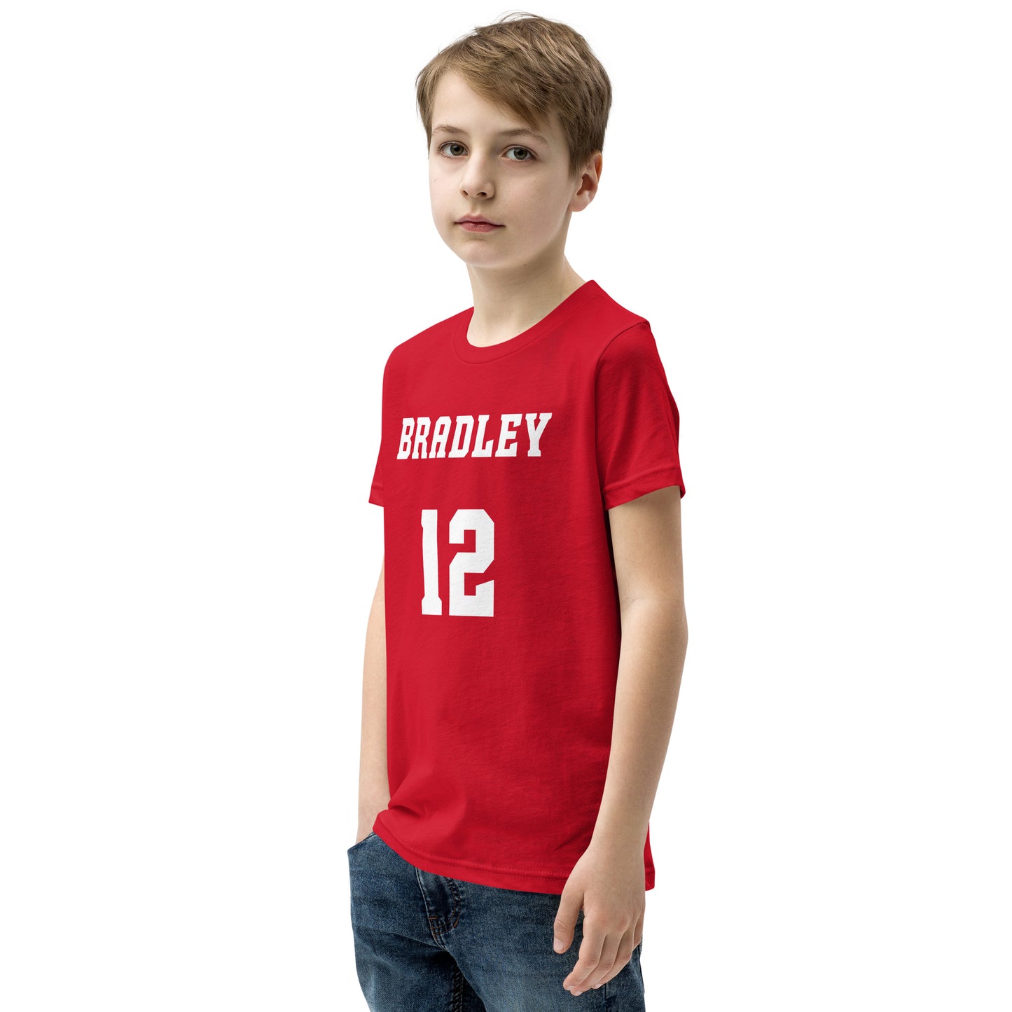 Cade Hardtke Kids Jersey T-Shirt Red