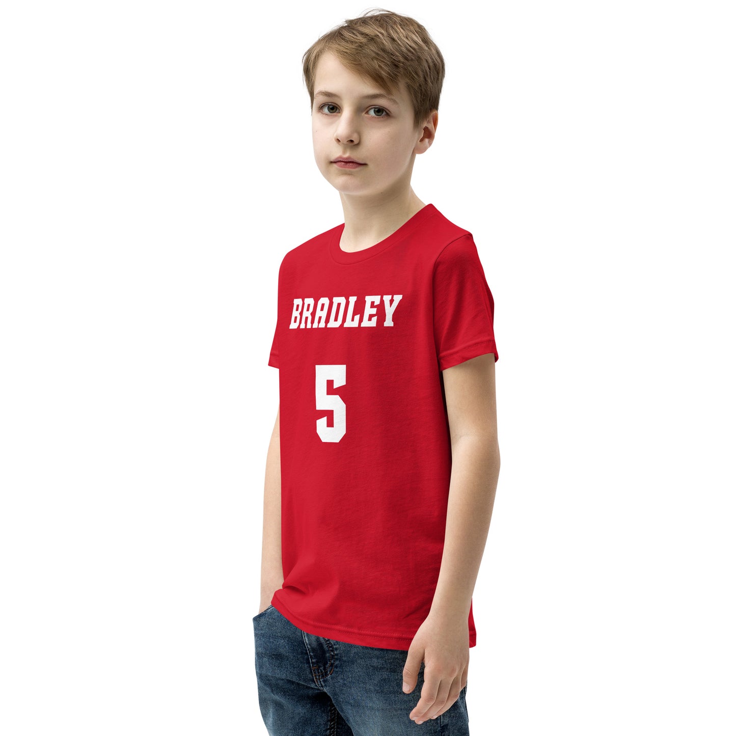 Christian Davis Kids Jersey T-Shirt Red