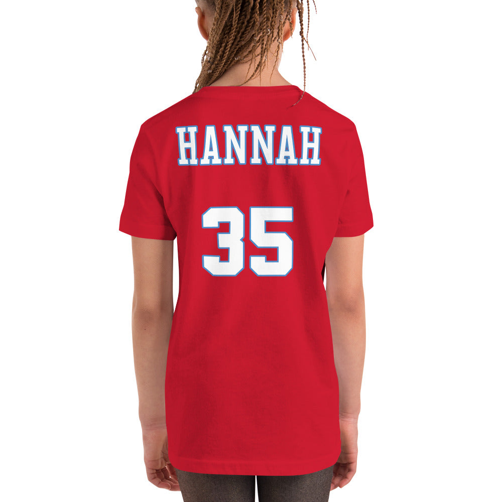 Darius Hannah Kids Script Jersey T-Shirt