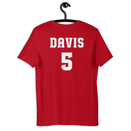 Christian Davis Jersey T-Shirt Red
