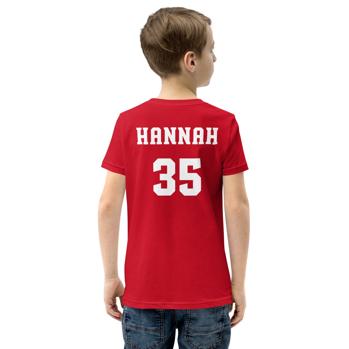 Darius Hannah Kids Jersey T-Shirt Red