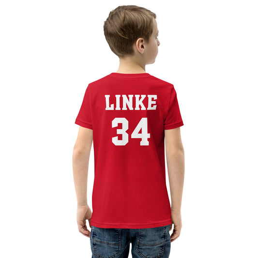 Connor Linke Kids Jersey T-Shirt Red